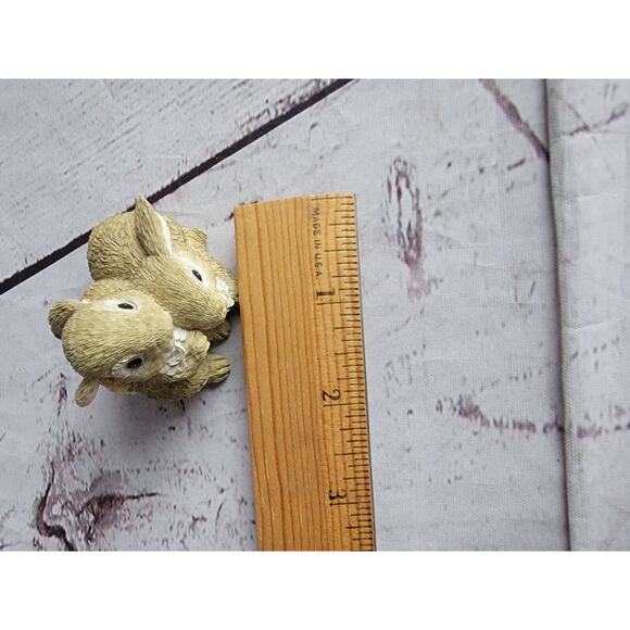 Nature's Friends 1993 Summit Collection Bunnie Figures Easter Decor Springtime - Picture 6 of 7